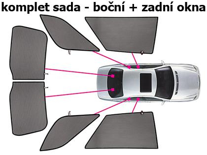 Sluneční clony CarShades SEAT Ibiza 6L, 5-dvéř.