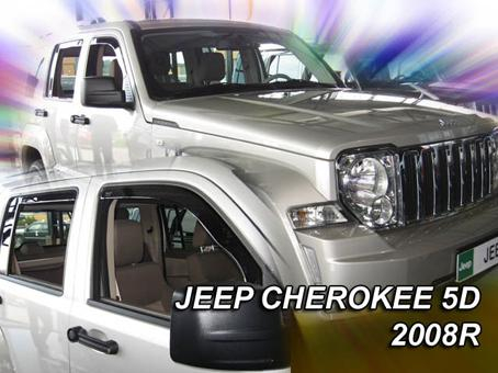 Deflektory-ofuky oken Jeep Cherokee