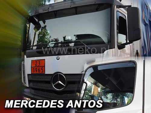 Deflektory-ofuky oken Mercedes Actros přední