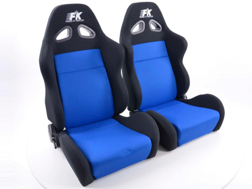 Sportovní sedačky FK Automotive Sport modro/černé