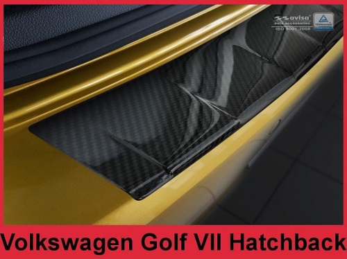 Karbonový kryt prahu zadních dveří Volkswagen Golf VII Hatchback