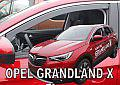 Deflektory-ofuky oken Opel Grandland X - přední+zadní