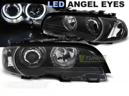 LED Angel Eyes přední světla BMW E46 coupe / cabrio