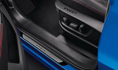 Nerez + ABS kryty vnitřních prahů Škoda Octavia IV - Sport