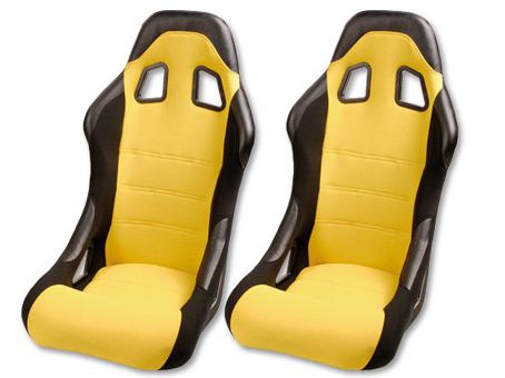 Sportovní sedačky FK Automotive Edition 4 žluté