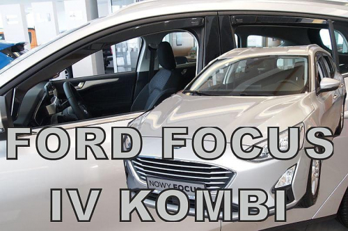 Deflektory-ofuky oken Ford Focus 5D - přední+zadní