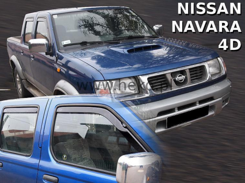 Deflektory-ofuky oken Nissan Navara Pick up