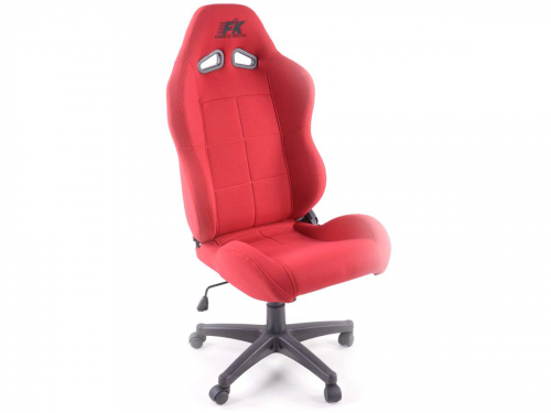 Sportovní sedačka Pro Sport - kancelářská židle, textiní, červená
