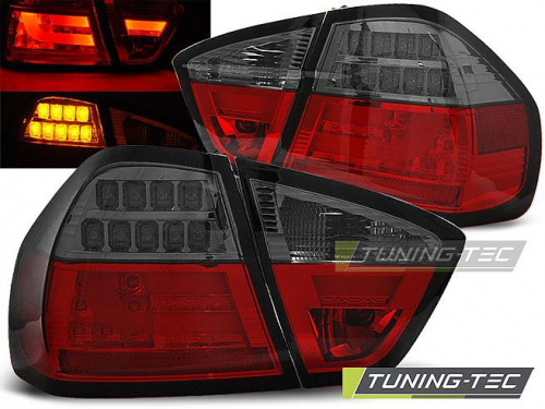 Zadní světla LED LIGHTBAR BMW E90 červená/kouřová