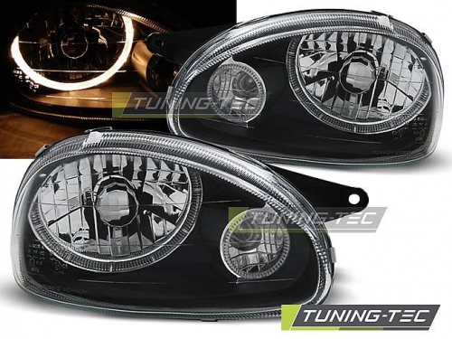 Přední světla s Angel Eyes Opel Corsa B