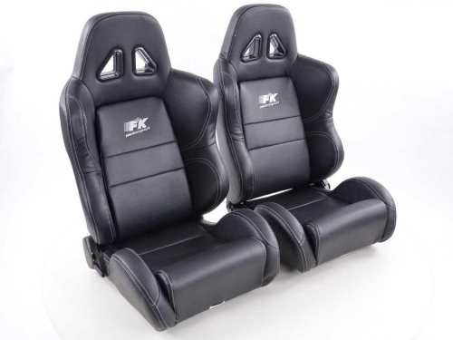 Sportovní sedačky FK Automotive Dallas černé