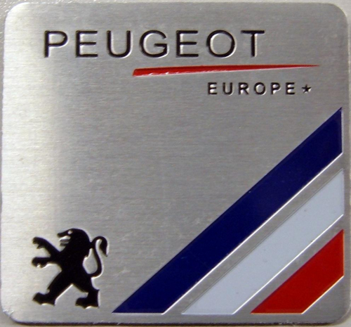 Samolepící znak Peugeot europe