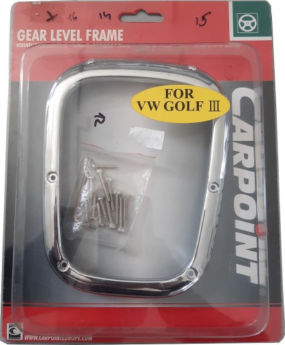Nerez chrom rámeček okolo řadící páky VW Golf III
