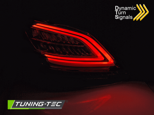Zadní dynamická světla LED BAR Mercedes-Benz C Class W205 červeno-bílé provedení