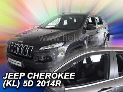Deflektory-ofuky oken Jeep Cherokee (KL)