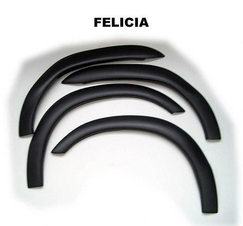 Plastové lemy blatníků Škoda Felicia
