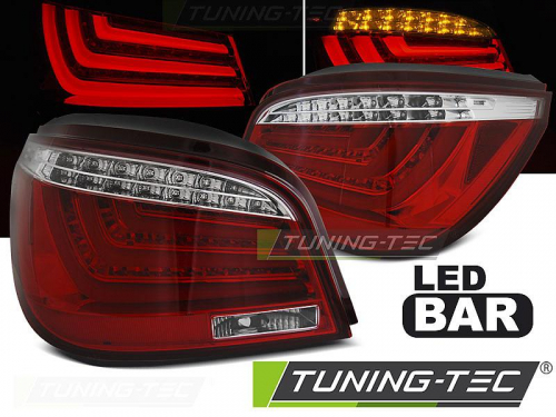 Zadní světla LED BAR BMW E60 LCI červeno-bílá