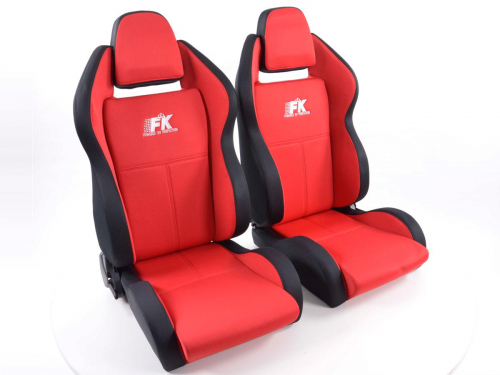 Sportovní sedačky FK Automotive Race 5 red