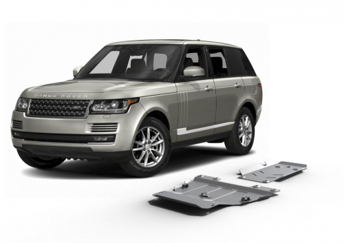 sada ALU krytů podvozku Land Rover Range Rover LG/L405 - motor a převodovka+rozdělovací