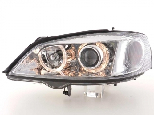 Přední světla s Angel Eyes Opel Astra G