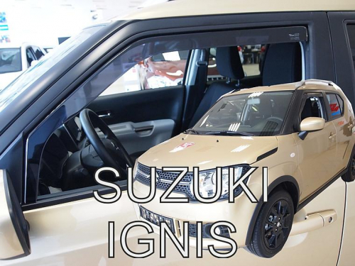 Deflektory-ofuky oken Suzuki Ignis - přední