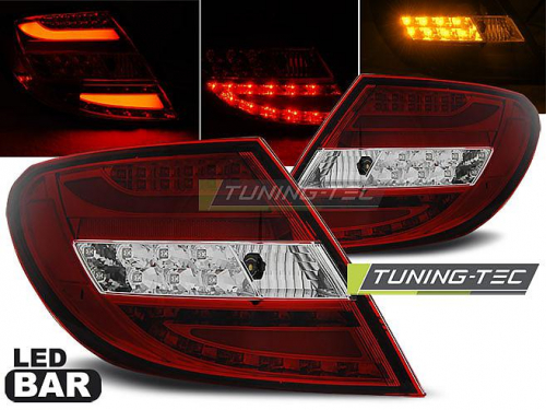 Zadní světla LED Lightbar Mercedes-Benz W204 červená/bílá