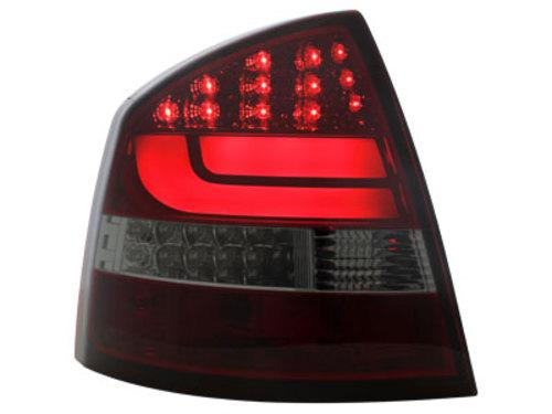 Zadní LED světla Škoda Octavia 2 1Z kouřovo-červené
