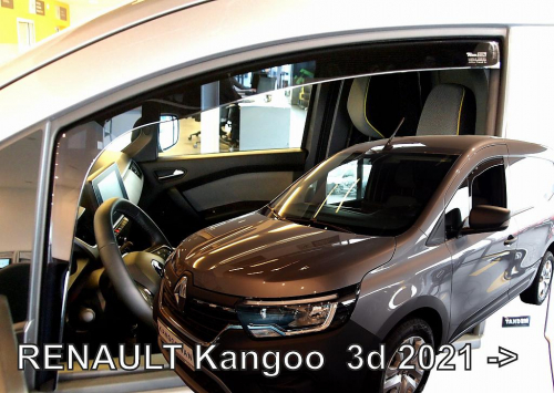 Deflektory-ofuky oken Renault Kangoo 3dvéř. 