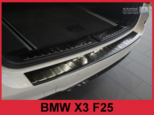 Kryt prahu zadních dveří BMW X3/F25 / X- černý grafit lesklý