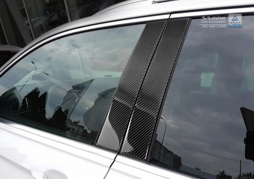 Karbonové kryty B sloupků VW Tiguan II