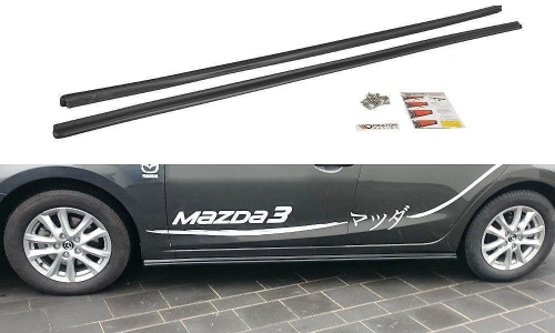 Nástavky prahů Mazda 3 BN (Mk3) Facelift