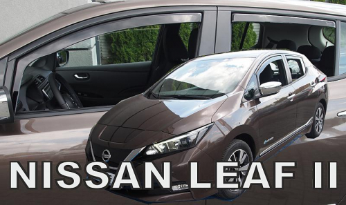 Deflektory-ofuky oken Nissan Leaf 5dvéř. přední+zadní