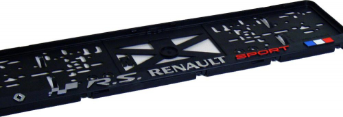 Podložka pod SPZ 3D Renault RS Sport