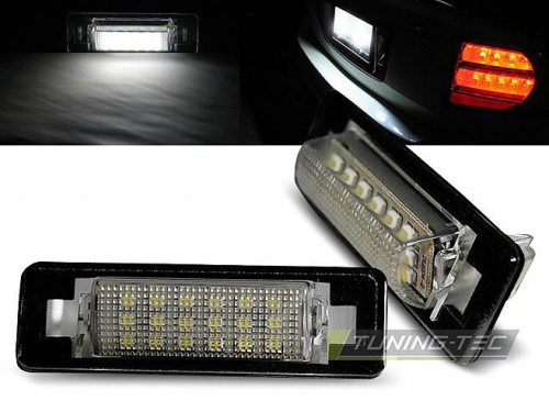 LED osvětlení registrační značky Mercedes W210, W202