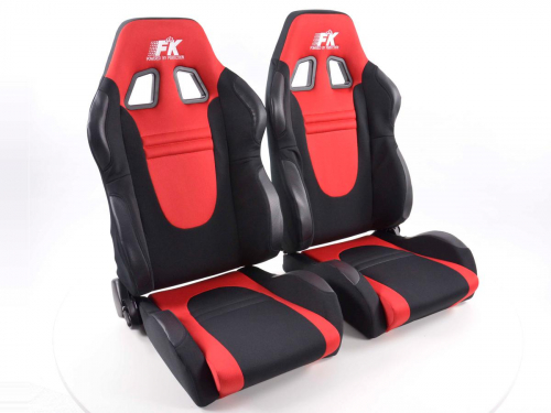 Sportovní sedačky FK Automotive Racecar red/black