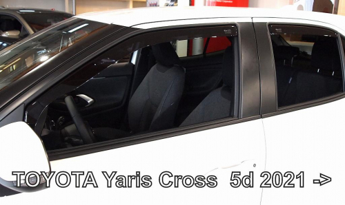 Deflektory-ofuky oken Toyota Yaris Cross 5dvéř. (+ zadní)
