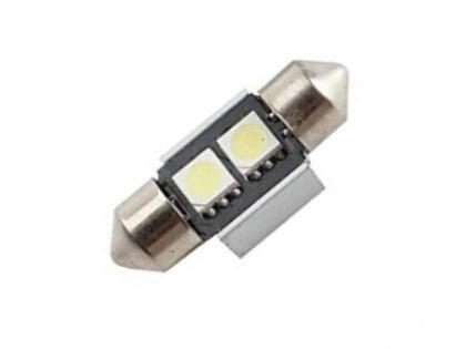 LED autožárovka CAN BUS sufit 31mm bílá