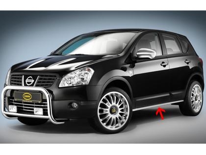 Nerez lišta bočních dveří Nissan Qashqai