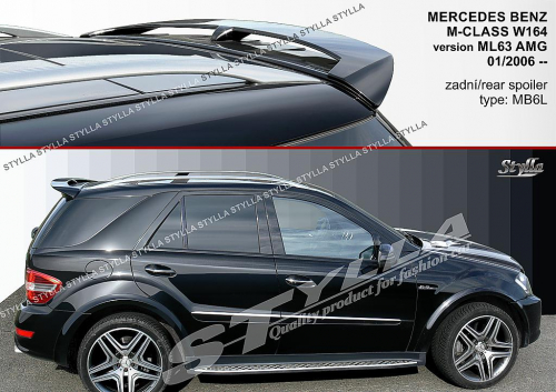 Stříška - střešní spoiler Mercedes ML W164 AMG