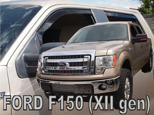 Deflektory-ofuky oken Ford F-150 XLT (+zadní)
