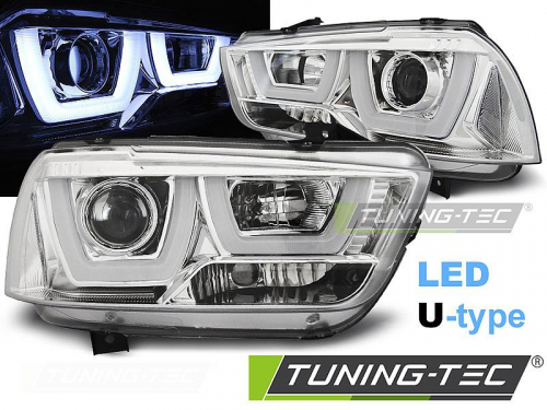Přední světla U-LED BAR Dodge Charger LX II chrom