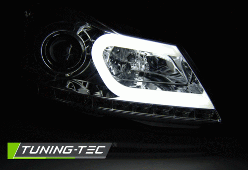 Přední světla Mercedes C W204 Tube Light