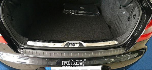 Ochranný práh zadního nárazníku Škoda Superb sedan - dezén