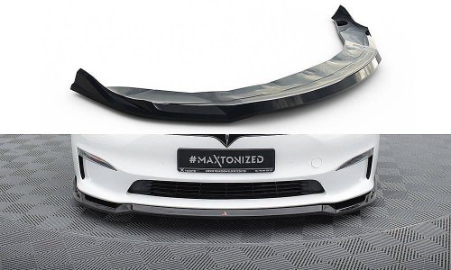 Přední spoiler nárazníku V.2 Tesla Model S Plaid Mk1 Facelift