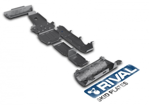 sada ocelových krytů podvozku Jeep Wrangler (JK)
