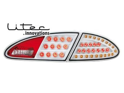 Zadní čirá světla chrom LED Litec Seat Leon
