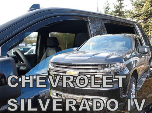 Deflektory-ofuky oken Chevrolet Silverado (+zadní) 