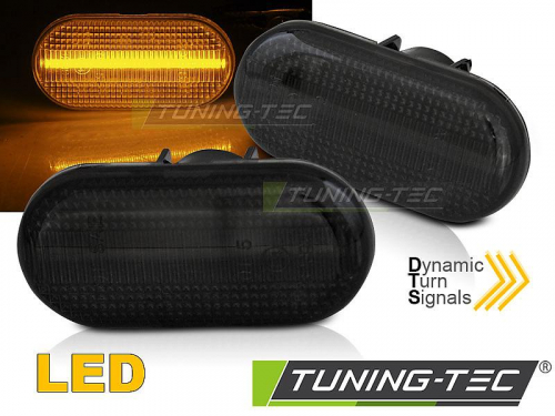 LED dynamické boční blinkry Renault / Nissan / Dacia / Opel / Smart - kouřové provedení