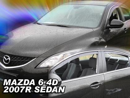 Deflektory-ofuky oken Mazda 6 sedan