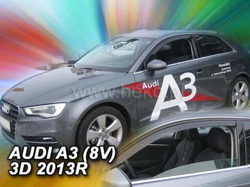 Deflektory-ofuky oken Audi A3 sportback 3dvéř.